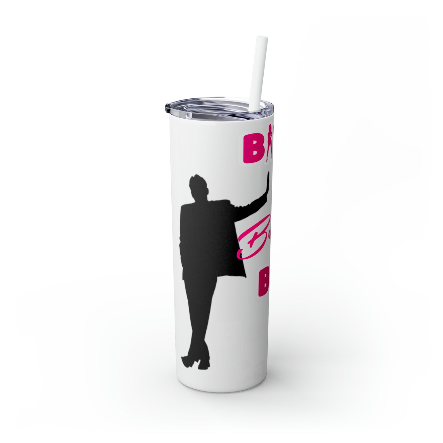 Skinny Tumbler with Straw, 20oz