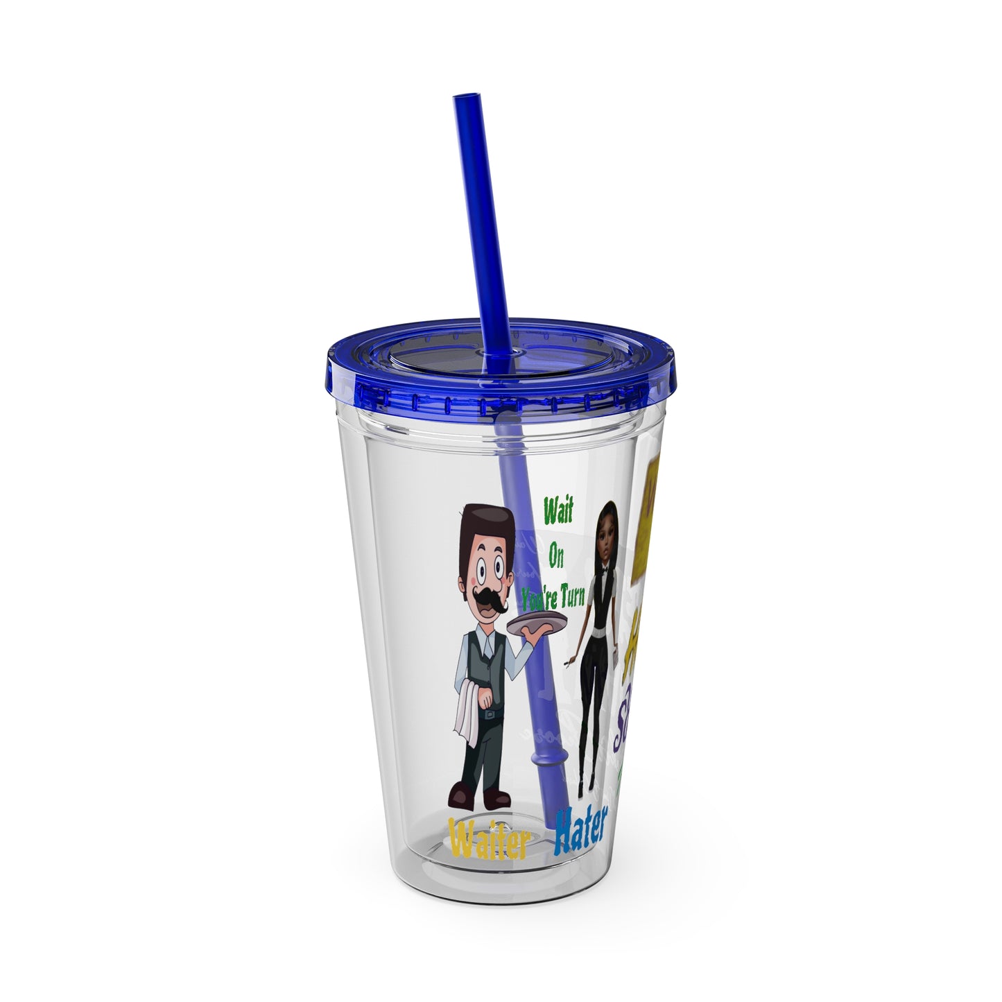 Sunsplash Tumbler with Straw, 16oz
