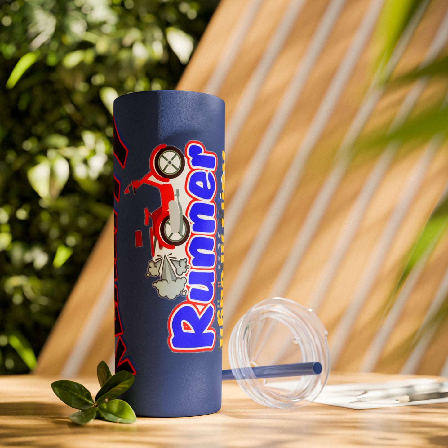 Skinny Tumbler with Straw, 20oz