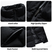 Load image into Gallery viewer, Mens Lightweight Stand Collar Zip Up Puffer Vest