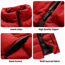 Load image into Gallery viewer, Mens Lightweight Stand Collar Zip Up Puffer Vest