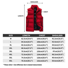 Load image into Gallery viewer, Mens Lightweight Stand Collar Zip Up Puffer Vest