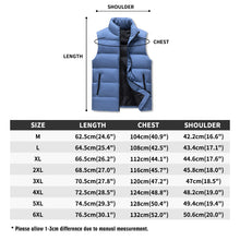 Load image into Gallery viewer, Mens Lightweight Stand Collar Zip Up Puffer Vest