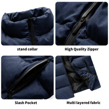 Load image into Gallery viewer, Mens Lightweight Stand Collar Zip Up Puffer Vest