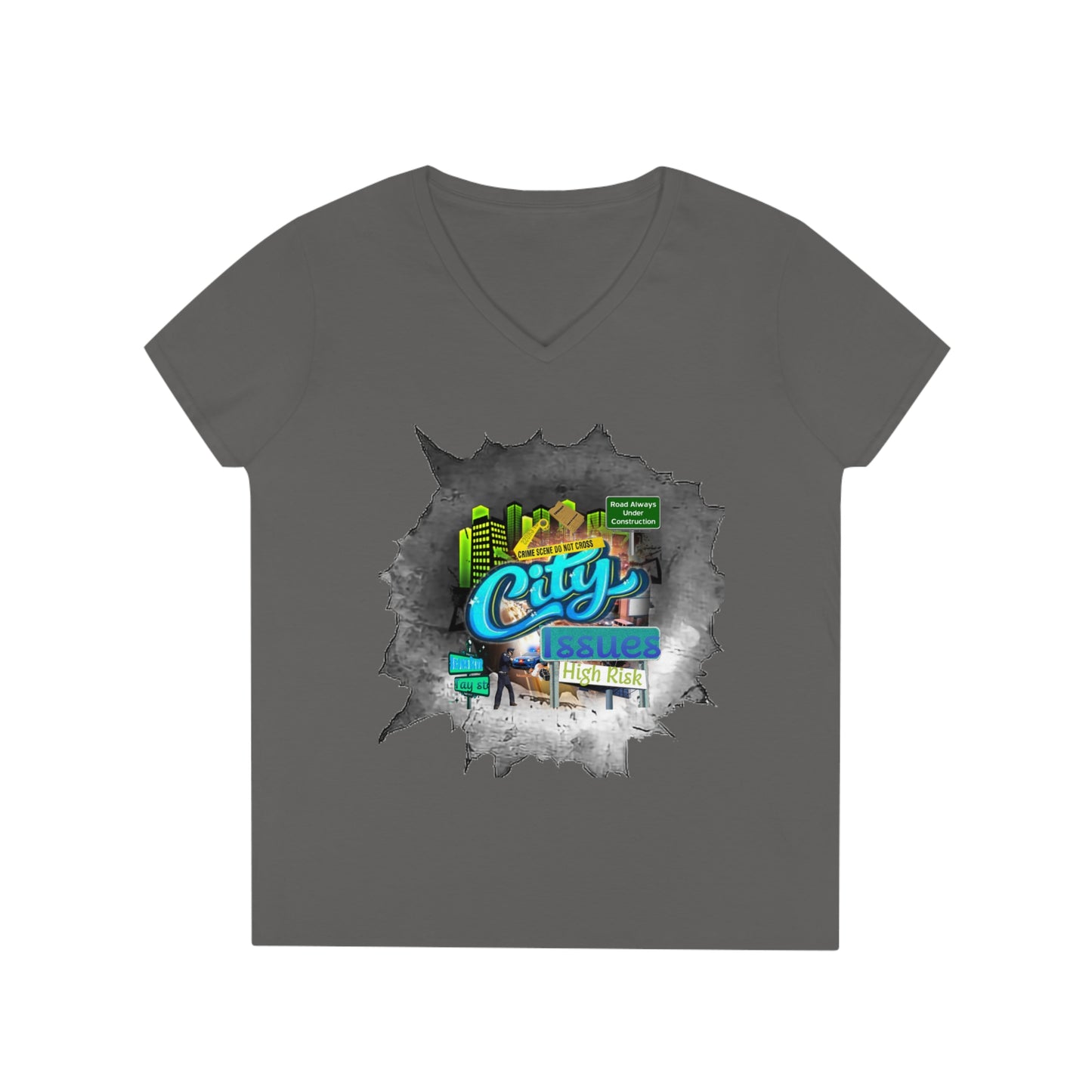 Ladies' V-Neck T-Shirt