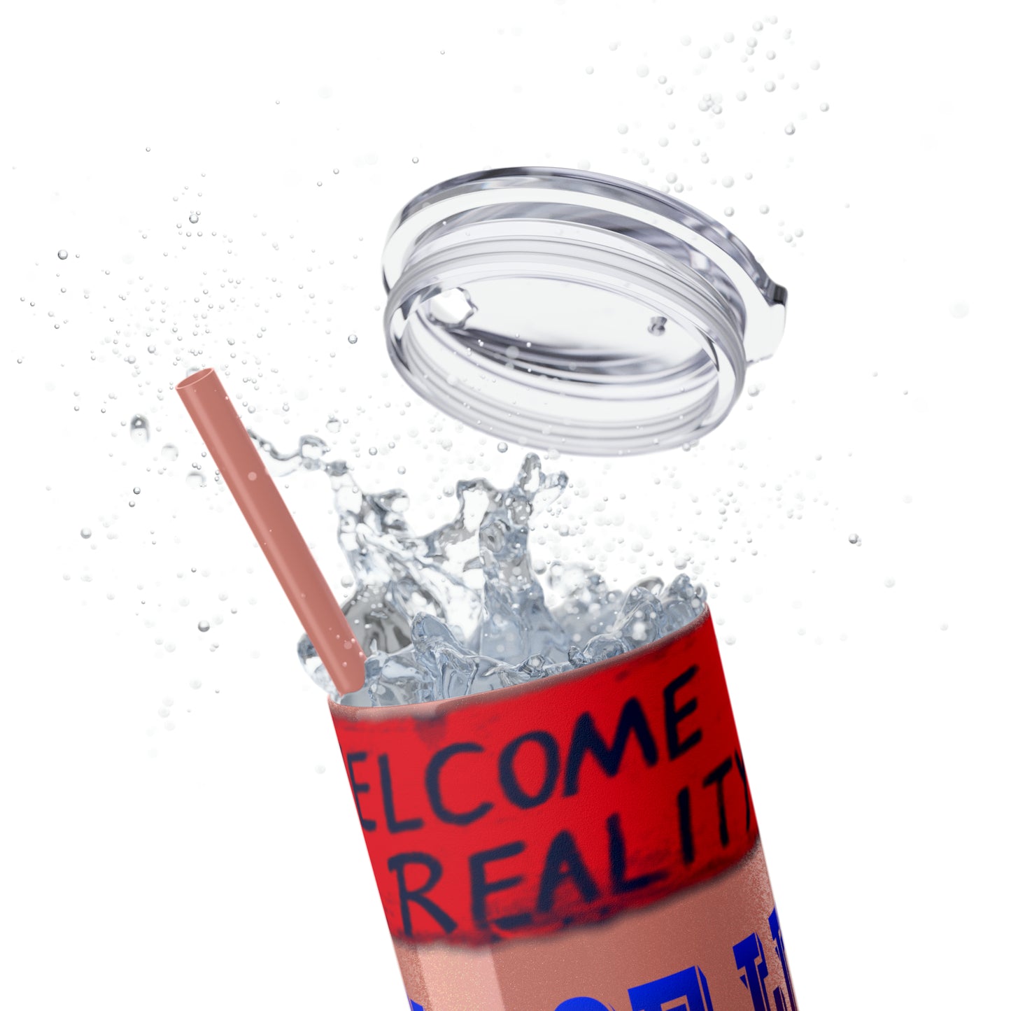 Skinny Tumbler with Straw, 20oz