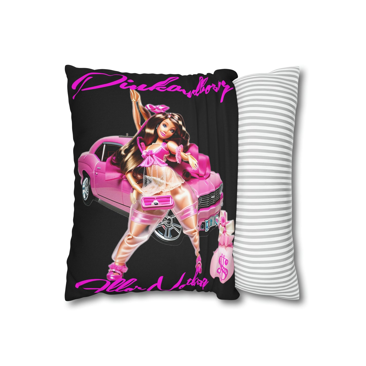 Spun Polyester Square Pillow Case