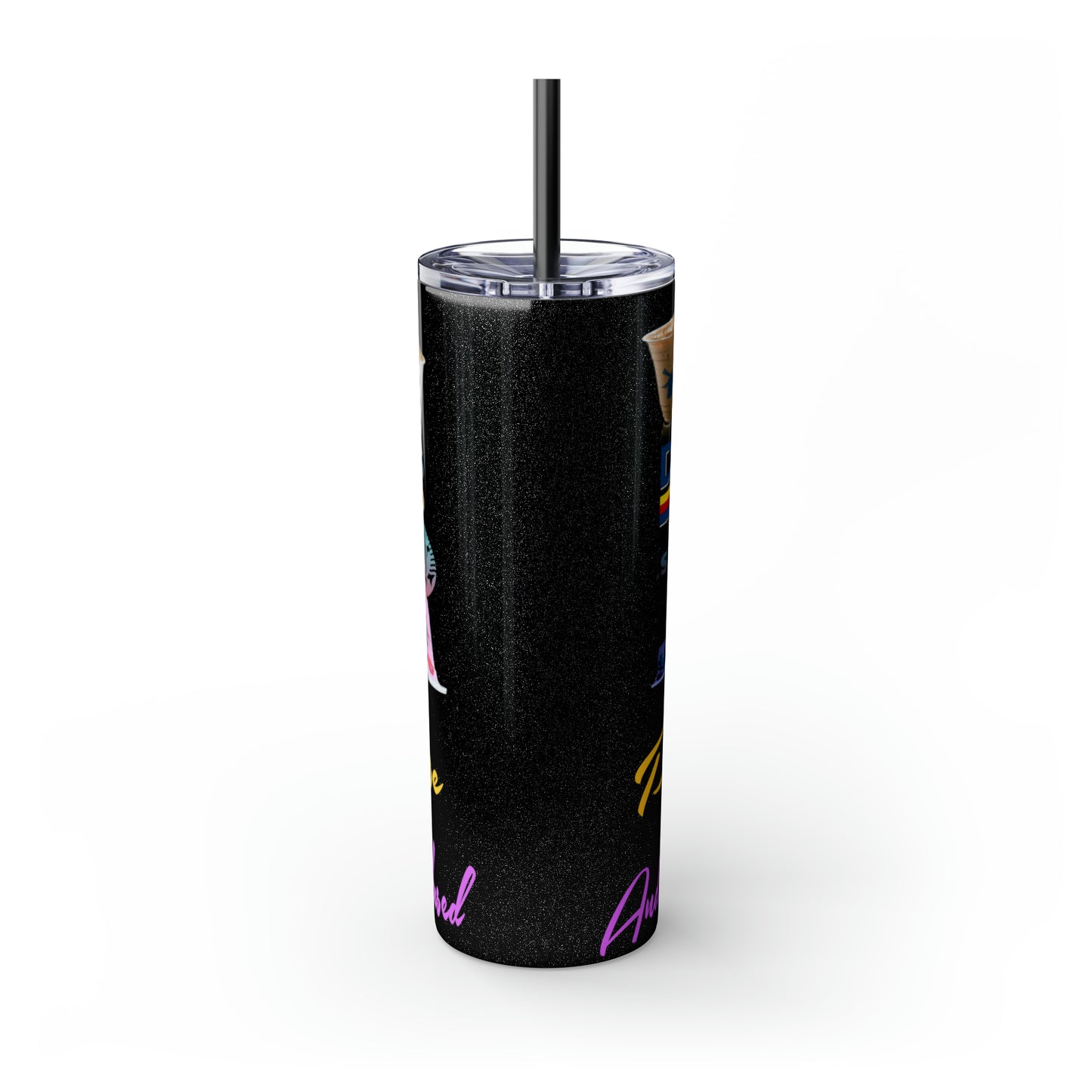 Skinny Tumbler with Straw, 20oz