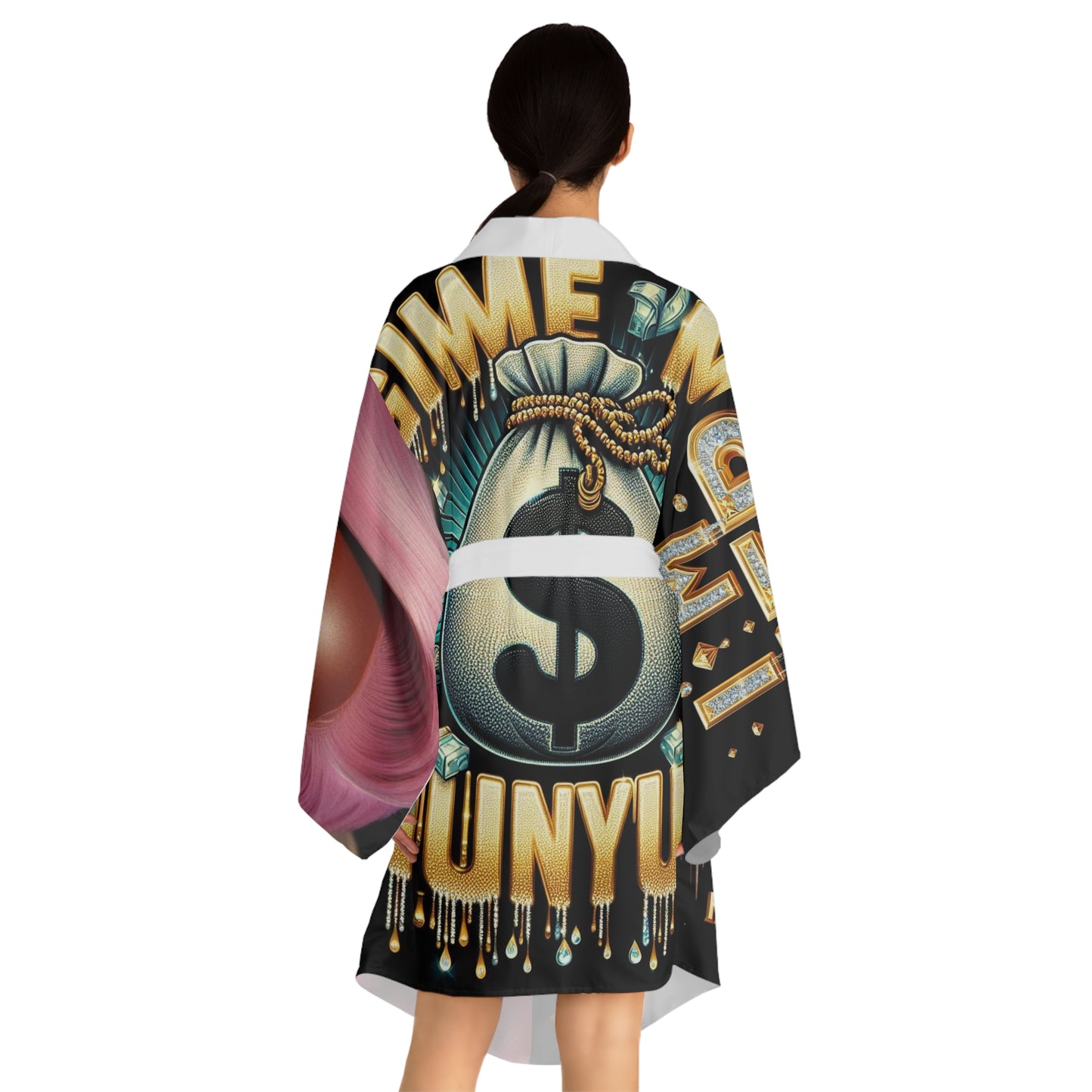 Long Sleeve Kimono Robe (AOP)