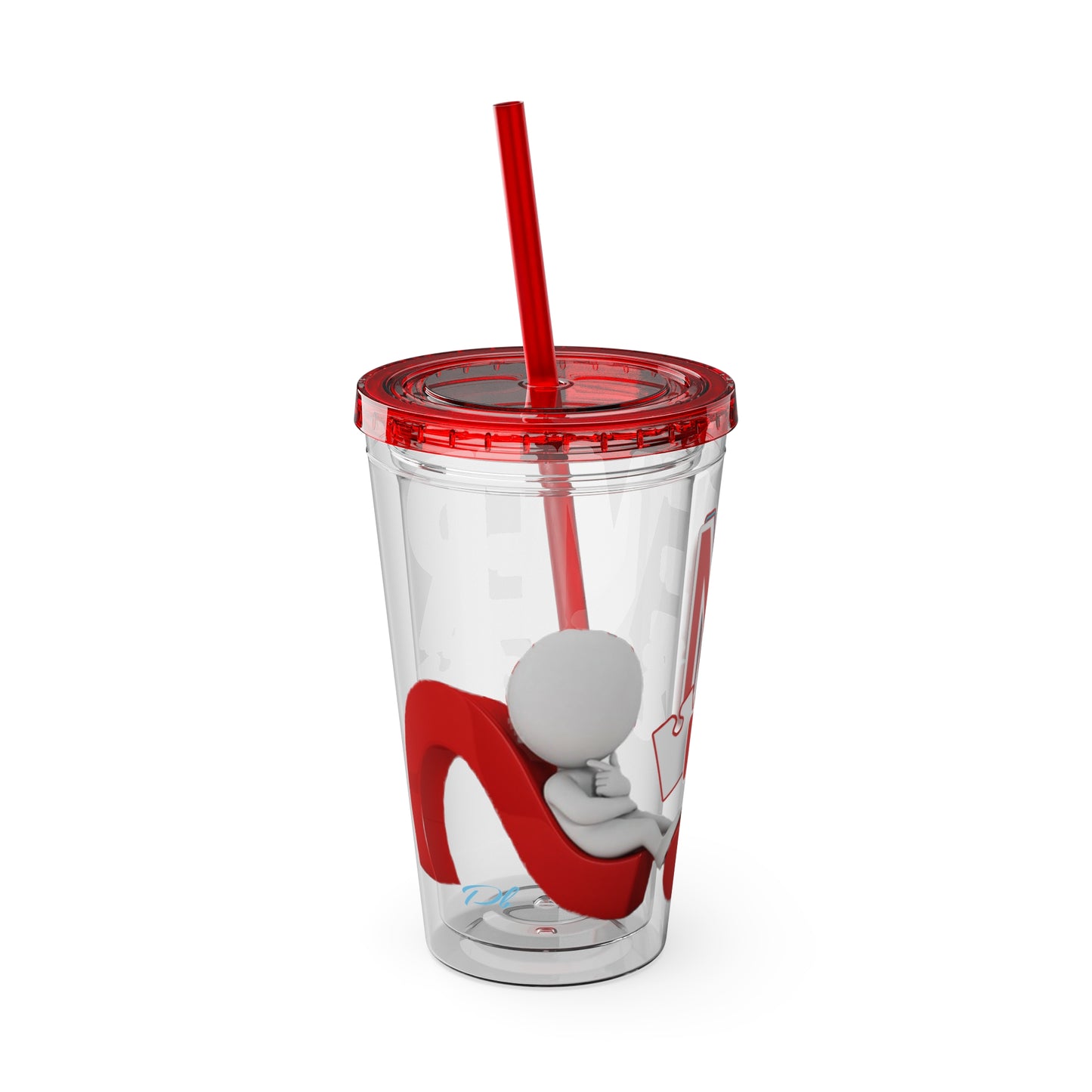 Sunsplash Tumbler with Straw, 16oz