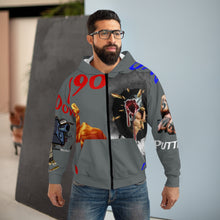 Load image into Gallery viewer, Unisex Zip Hoodie (AOP)