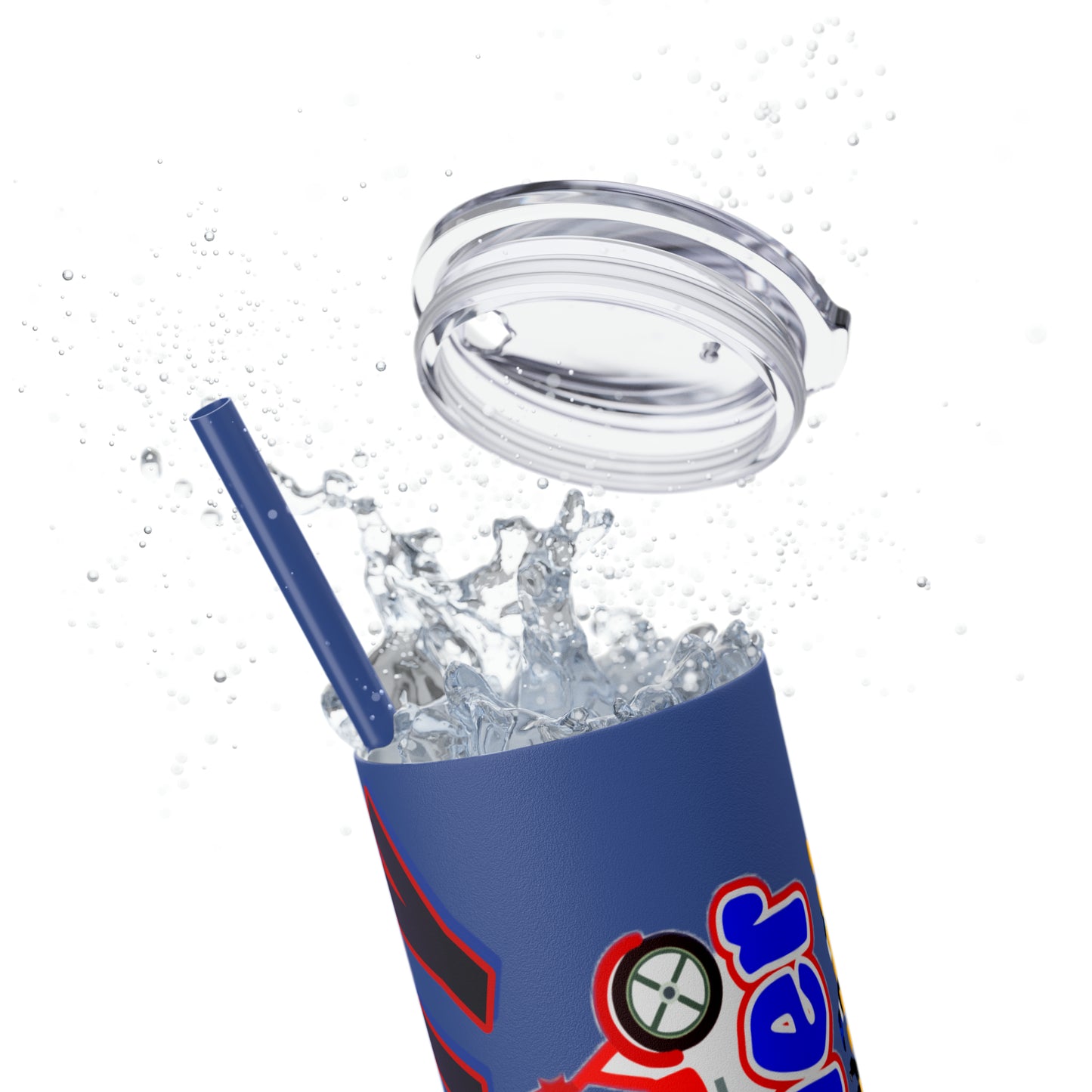 Skinny Tumbler with Straw, 20oz