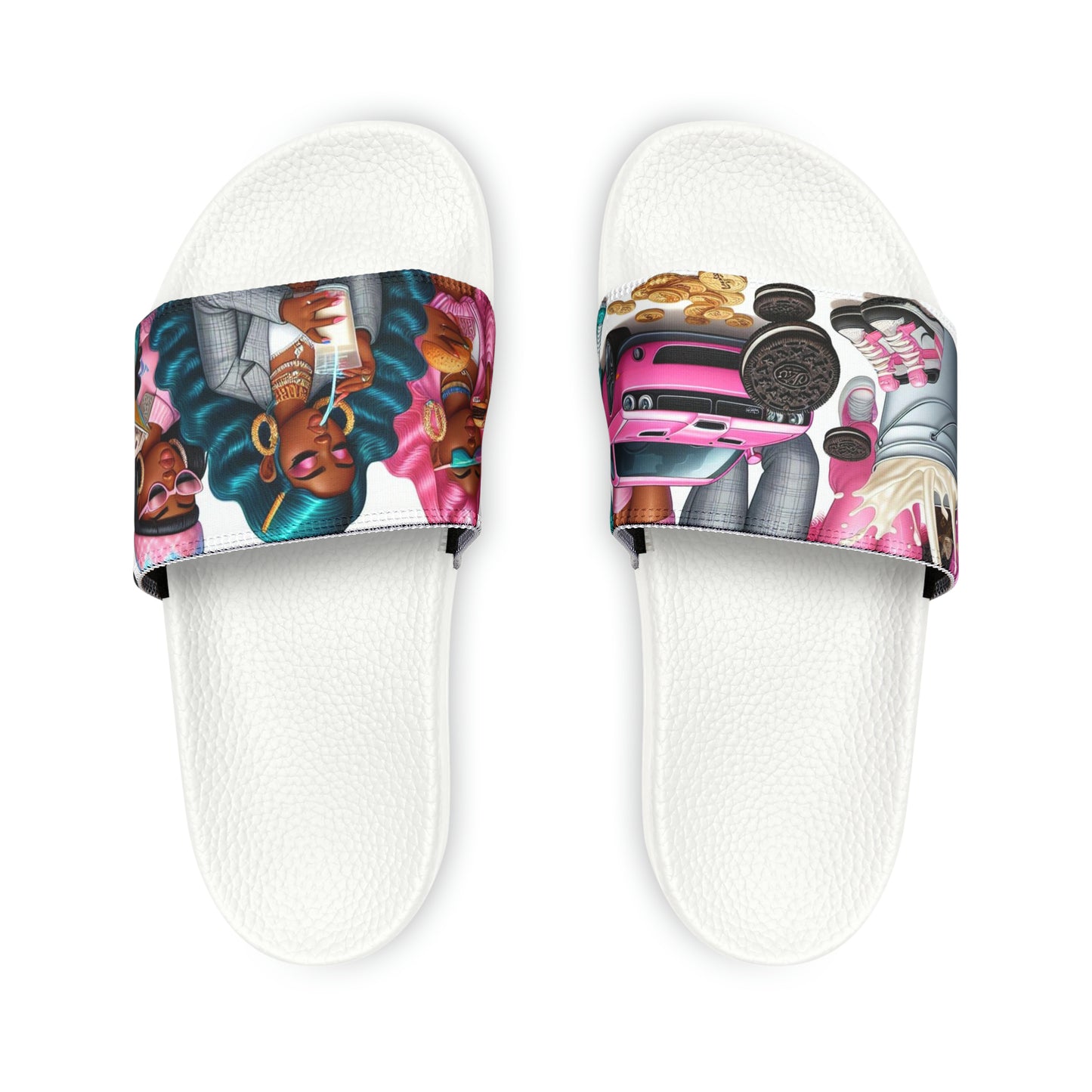 Women's PU Slide Sandals