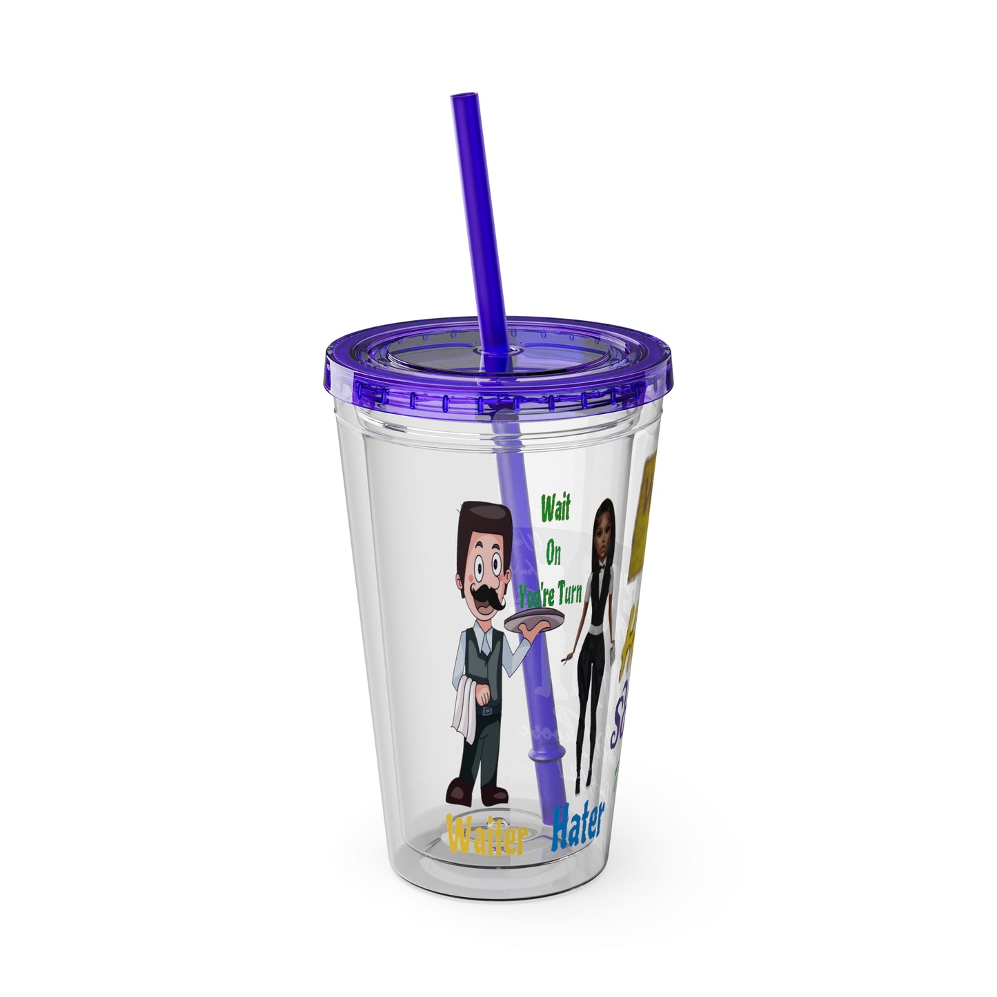 Sunsplash Tumbler with Straw, 16oz