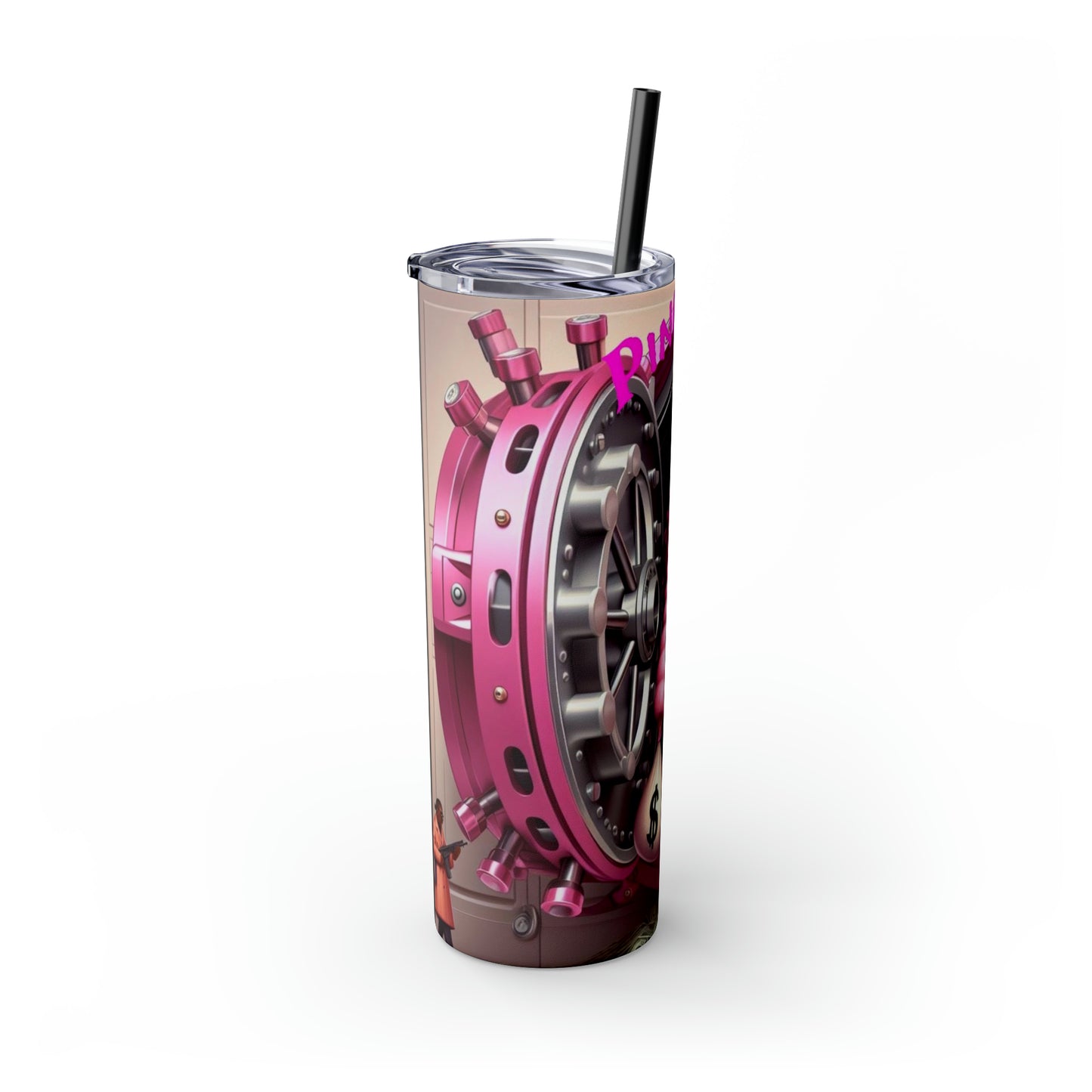 Skinny Tumbler with Straw, 20oz