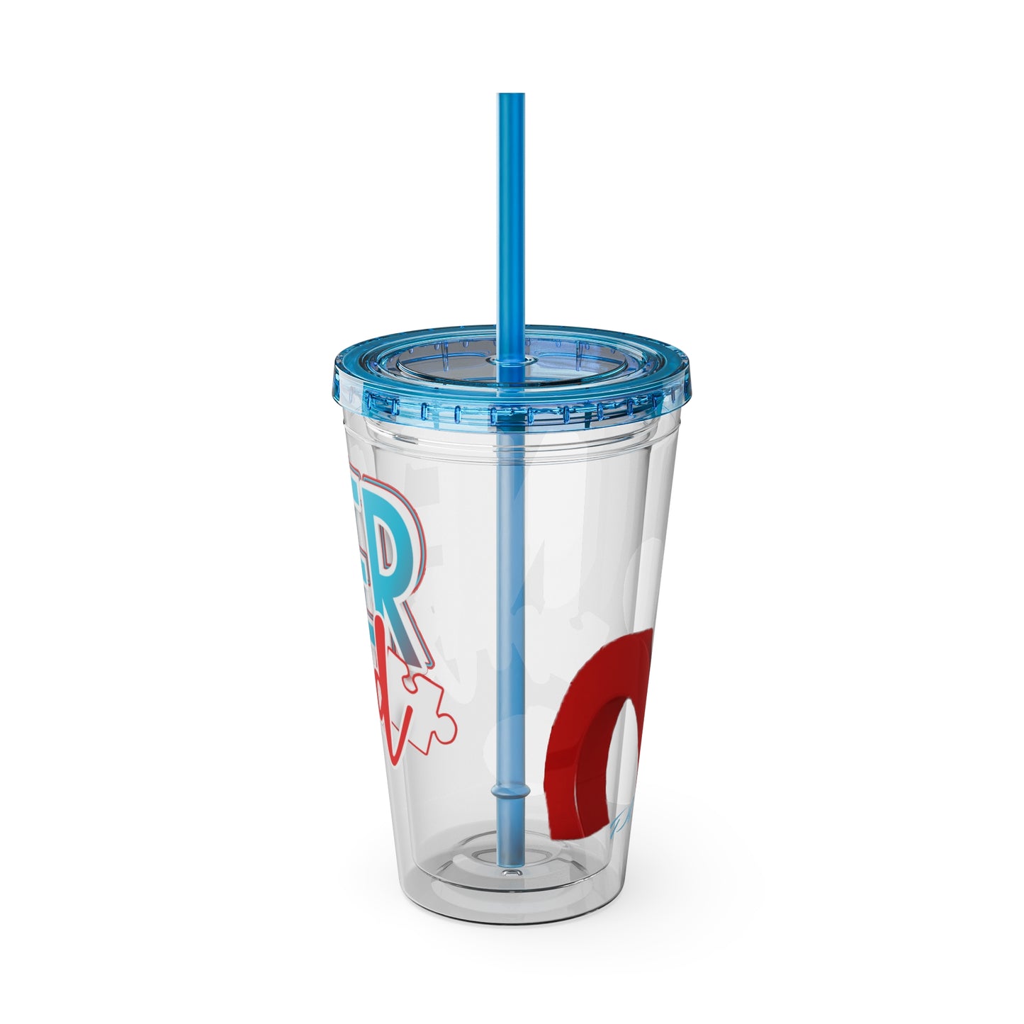 Sunsplash Tumbler with Straw, 16oz