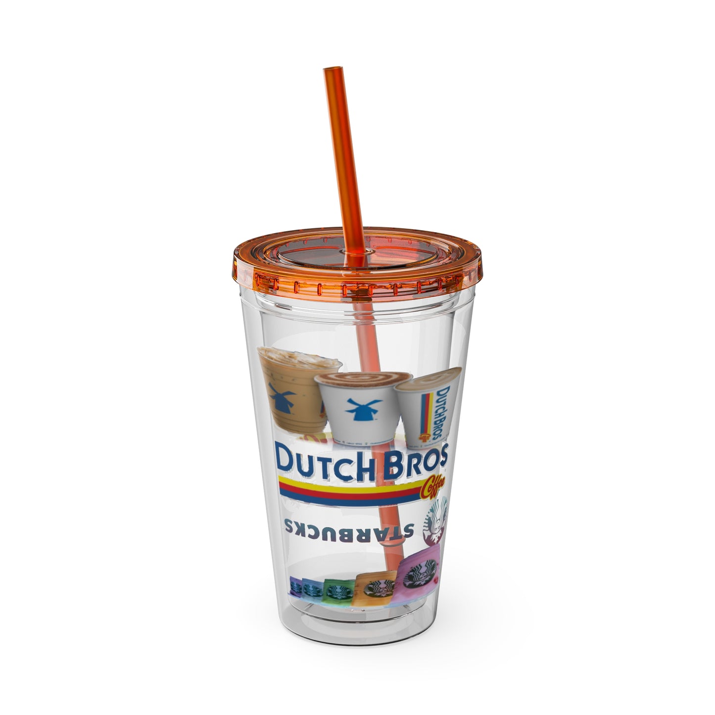 Sunsplash Tumbler with Straw, 16oz