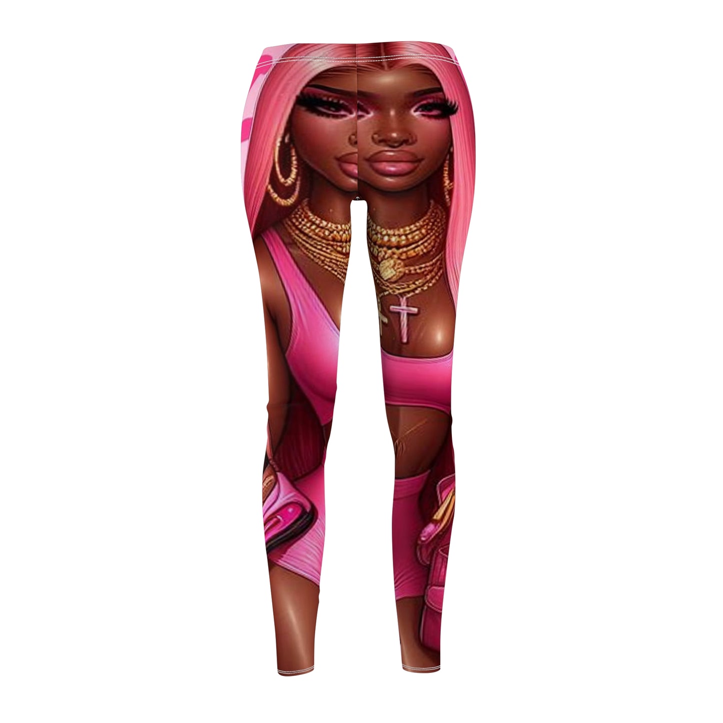 Women's Cut & Sew Casual Leggings (AOP)