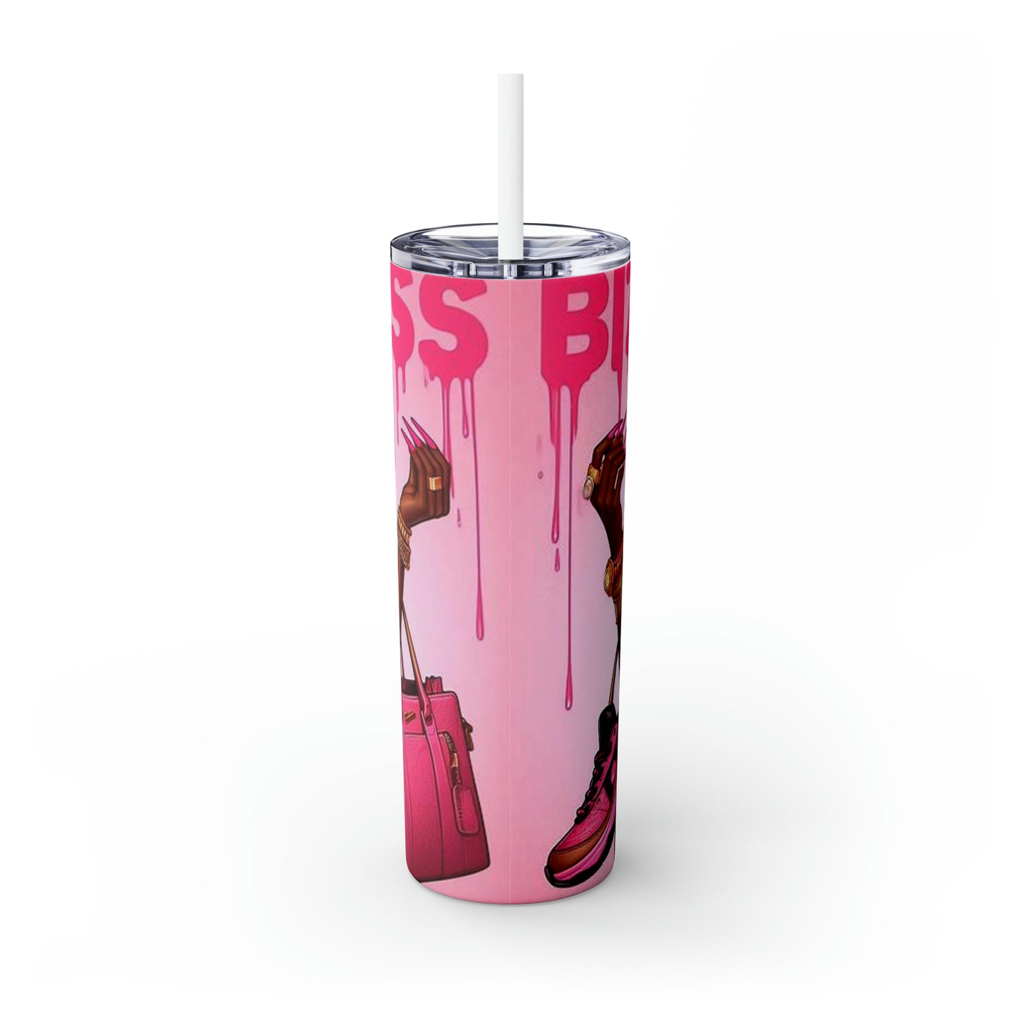 Skinny Tumbler with Straw, 20oz