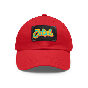 Dad Hat with Leather Patch (Rectangle)