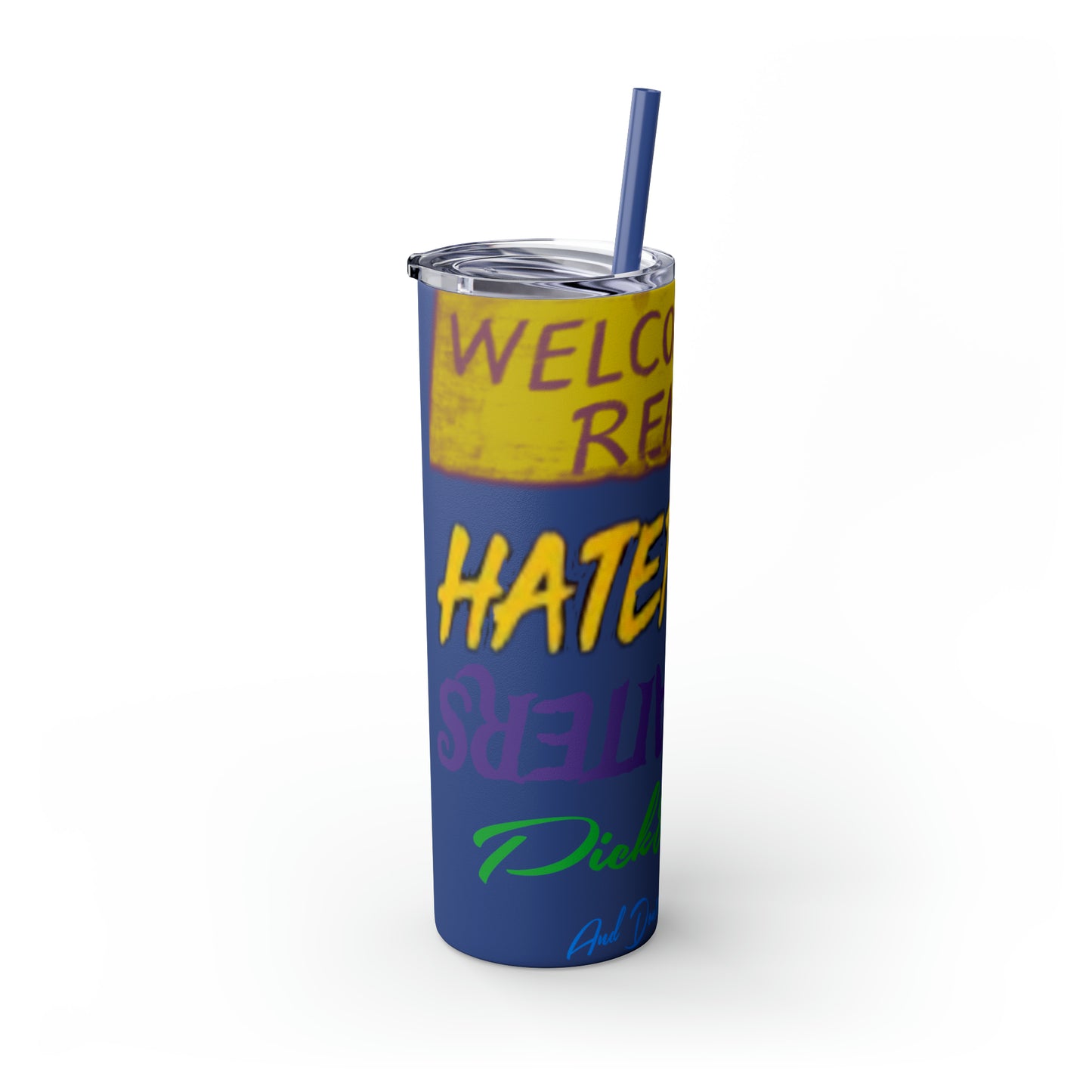 Skinny Tumbler with Straw, 20oz