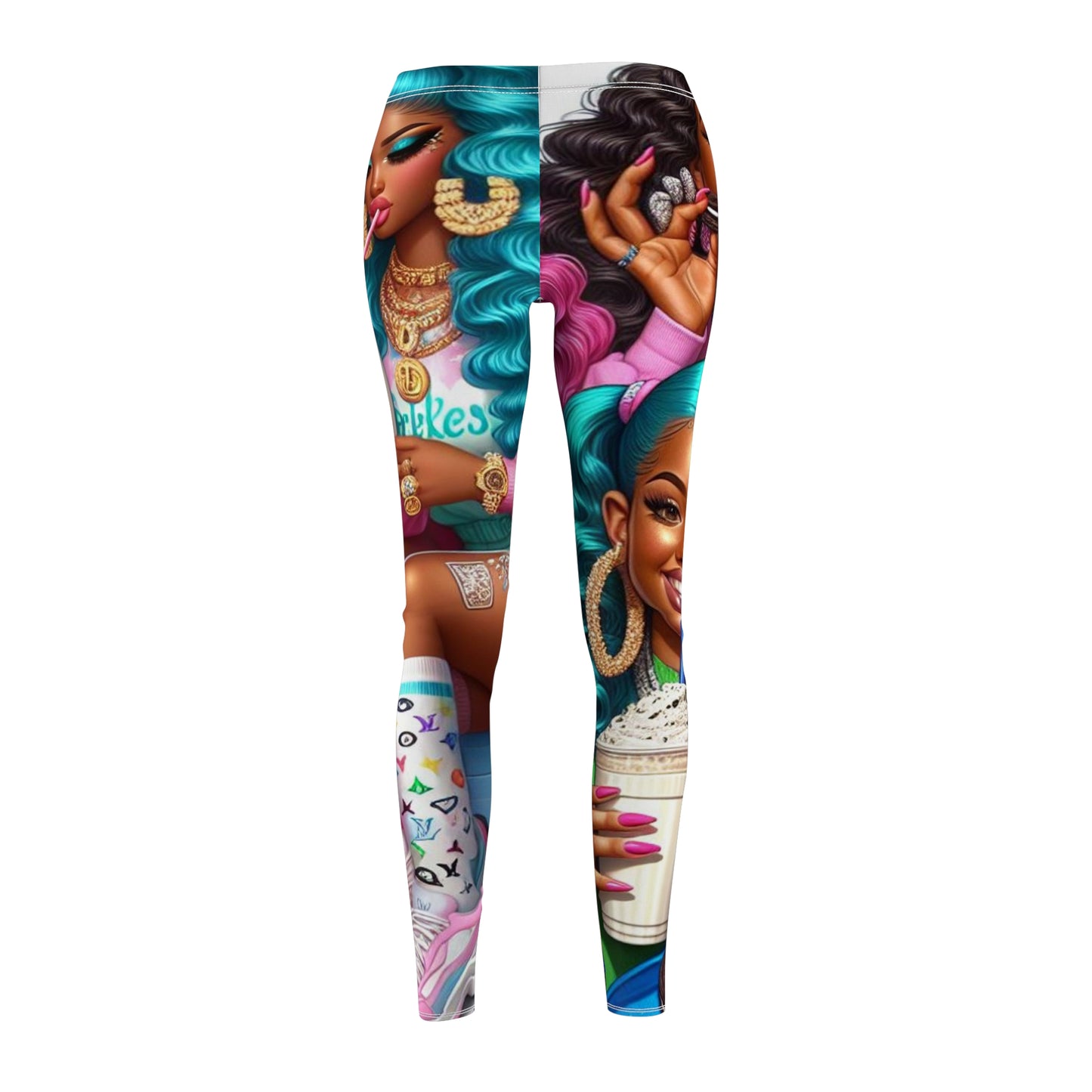 Women's Cut & Sew Casual Leggings (AOP)