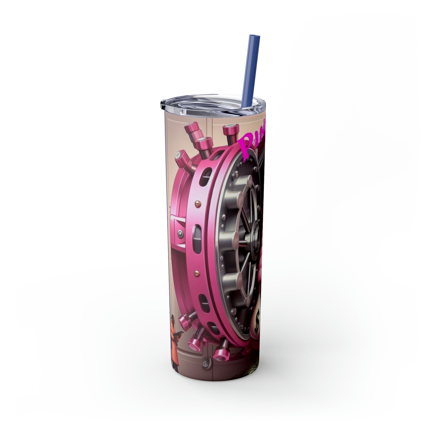 Skinny Tumbler with Straw, 20oz