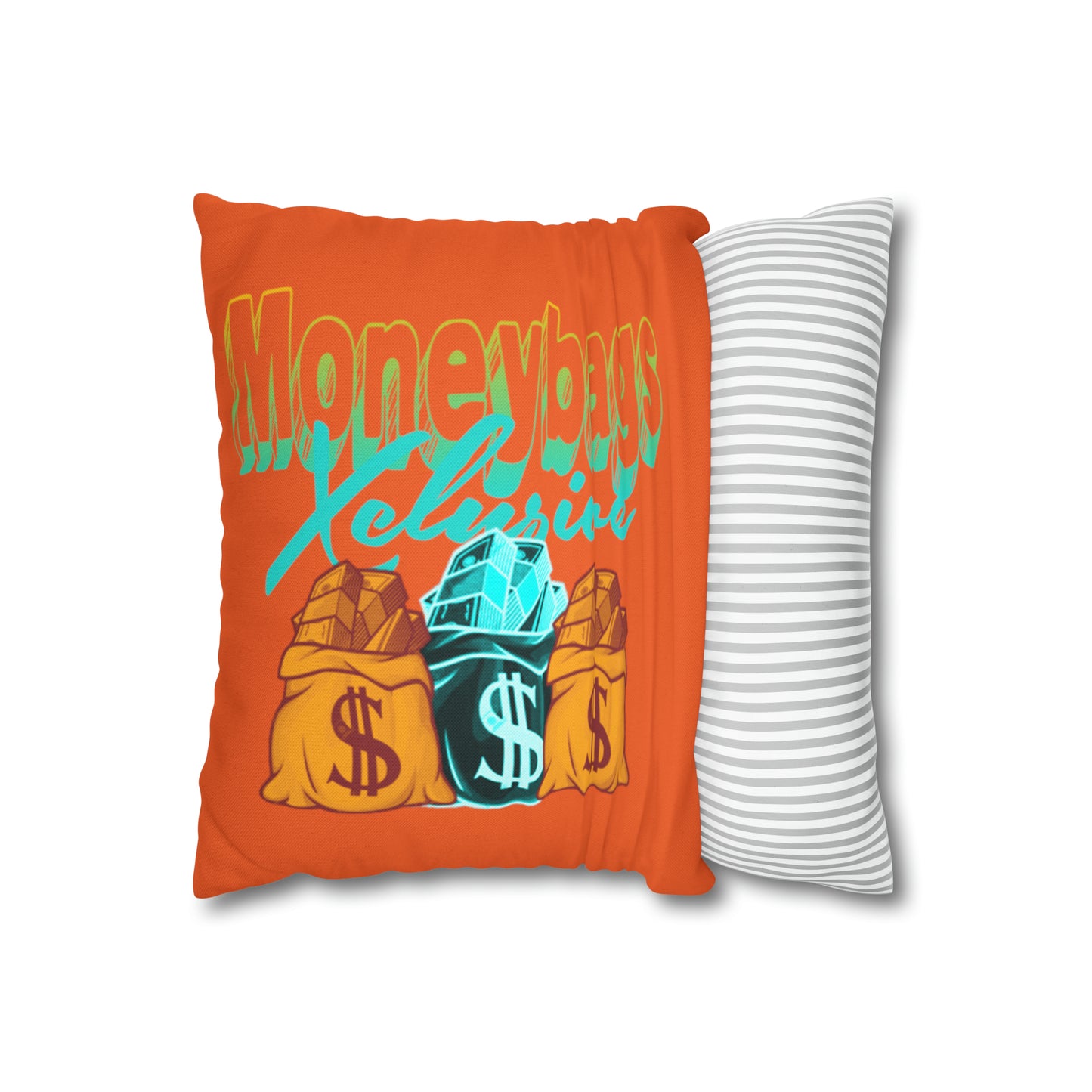 Spun Polyester Square Pillow Case