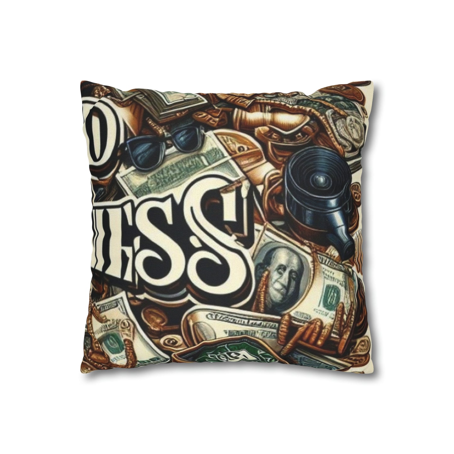 Spun Polyester Square Pillow Case