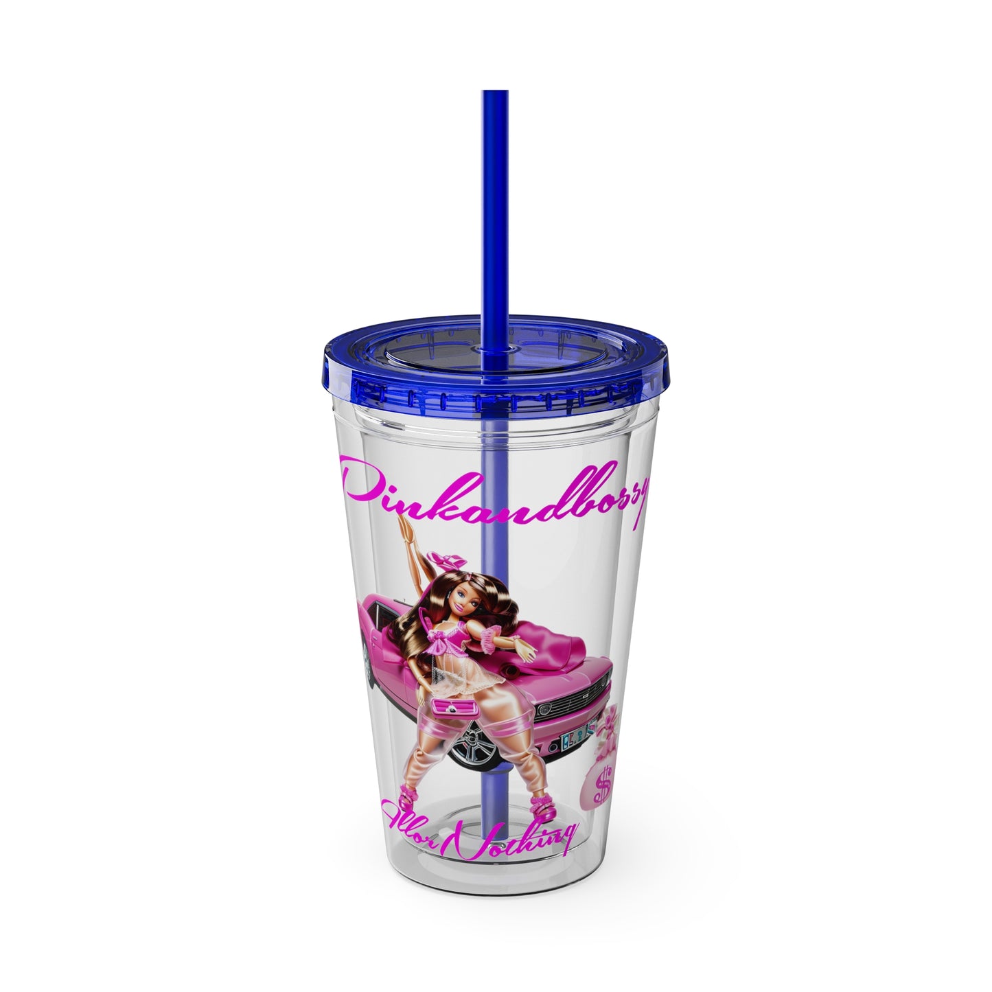Sunsplash Tumbler with Straw, 16oz
