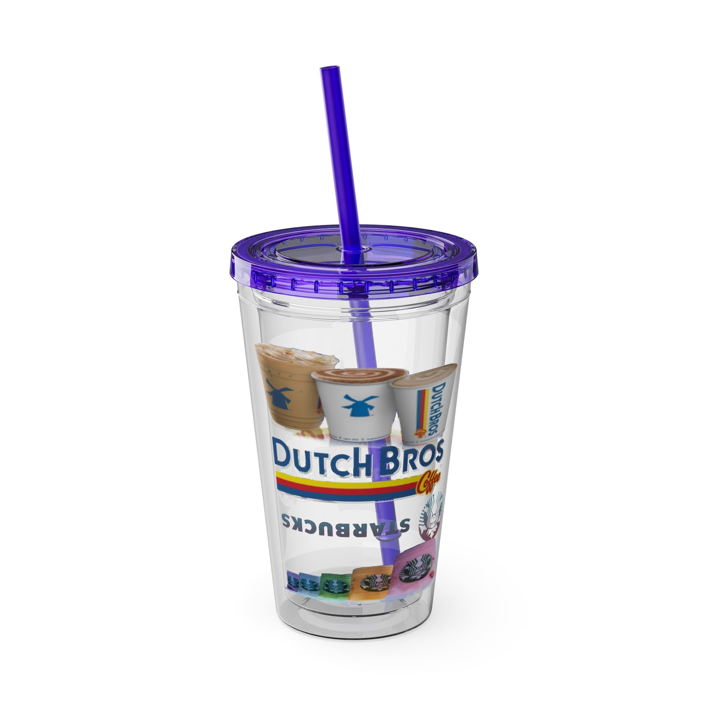 Sunsplash Tumbler with Straw, 16oz