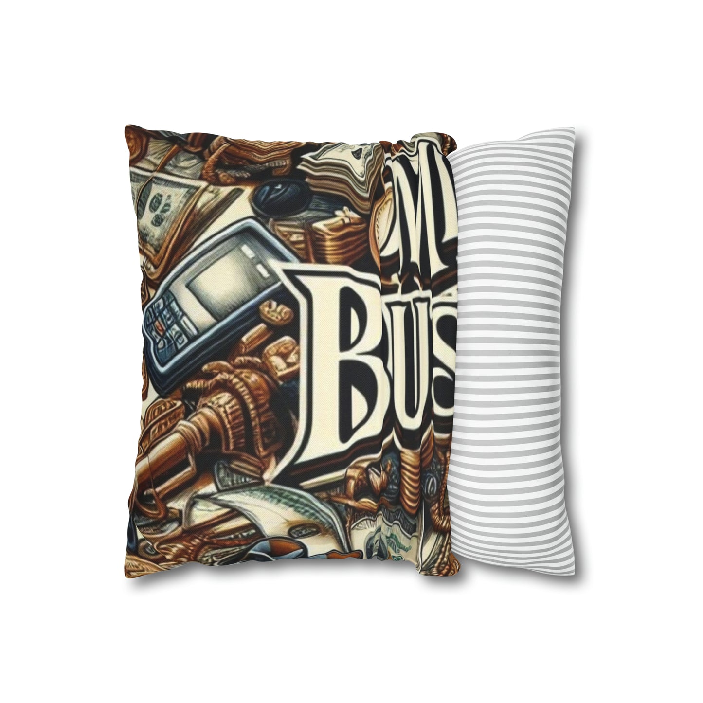 Spun Polyester Square Pillow Case