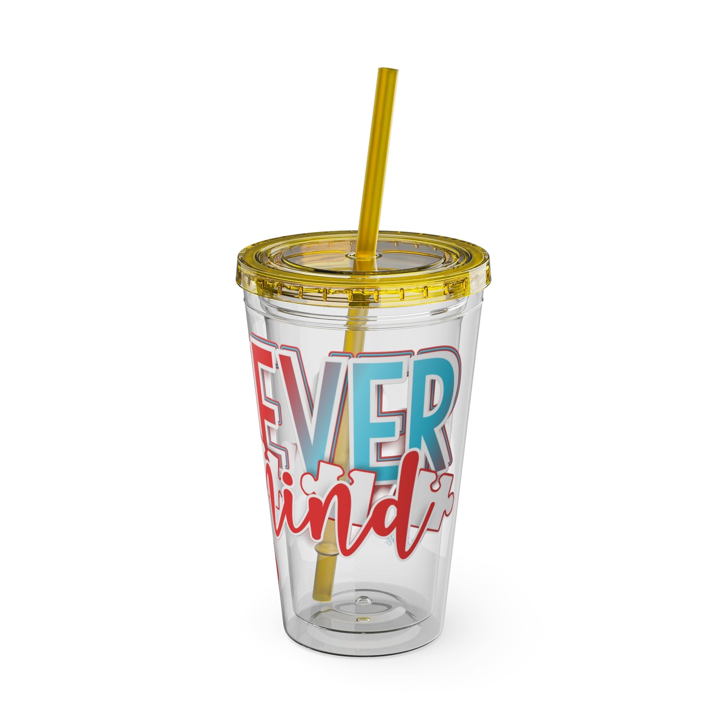 Sunsplash Tumbler with Straw, 16oz