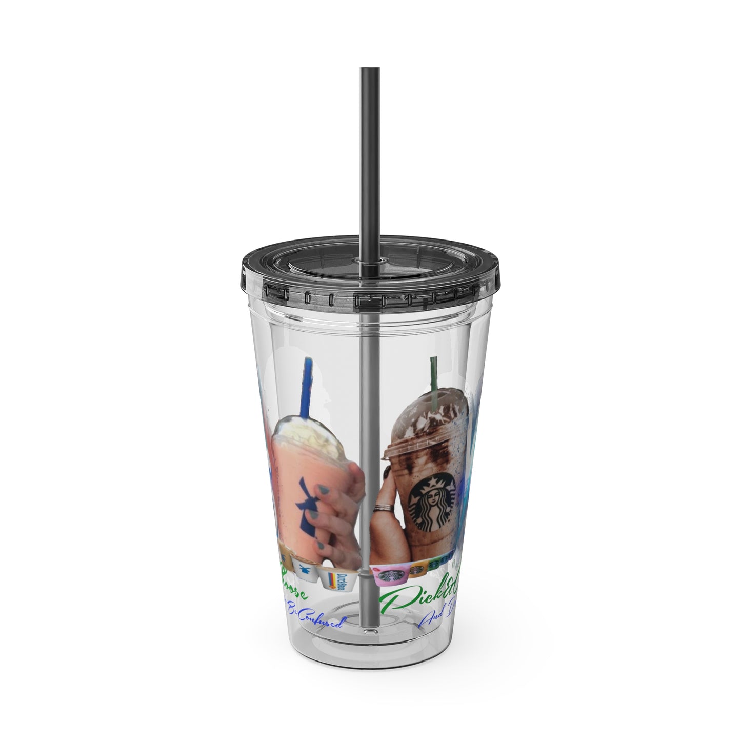 Sunsplash Tumbler with Straw, 16oz