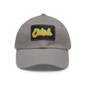 Dad Hat with Leather Patch (Rectangle)