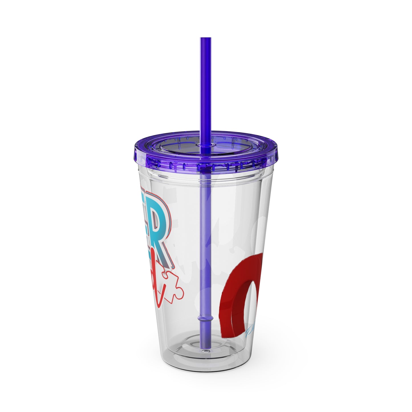 Sunsplash Tumbler with Straw, 16oz