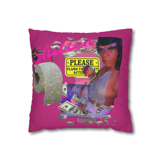 Spun Polyester Square Pillow Case