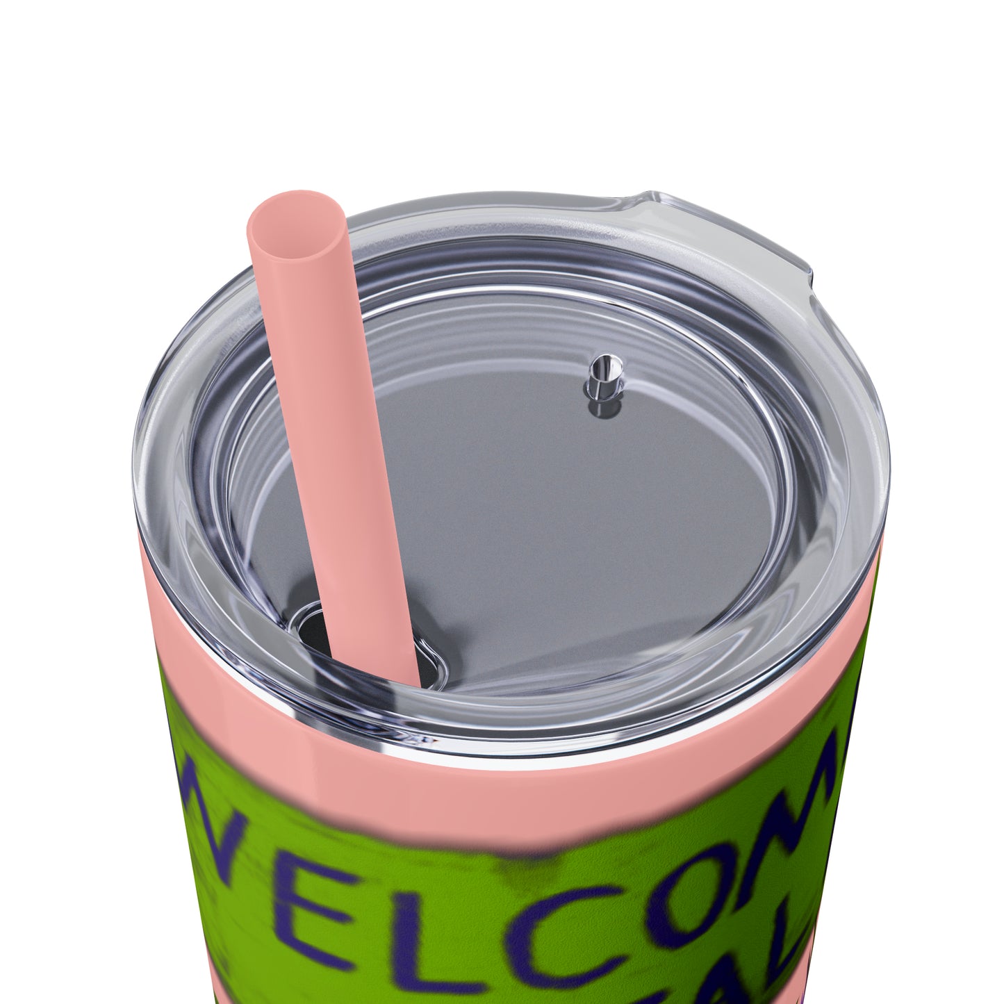 Skinny Tumbler with Straw, 20oz