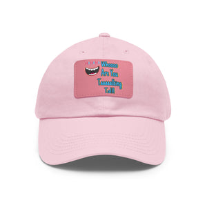 Dad Hat with Leather Patch (Rectangle)