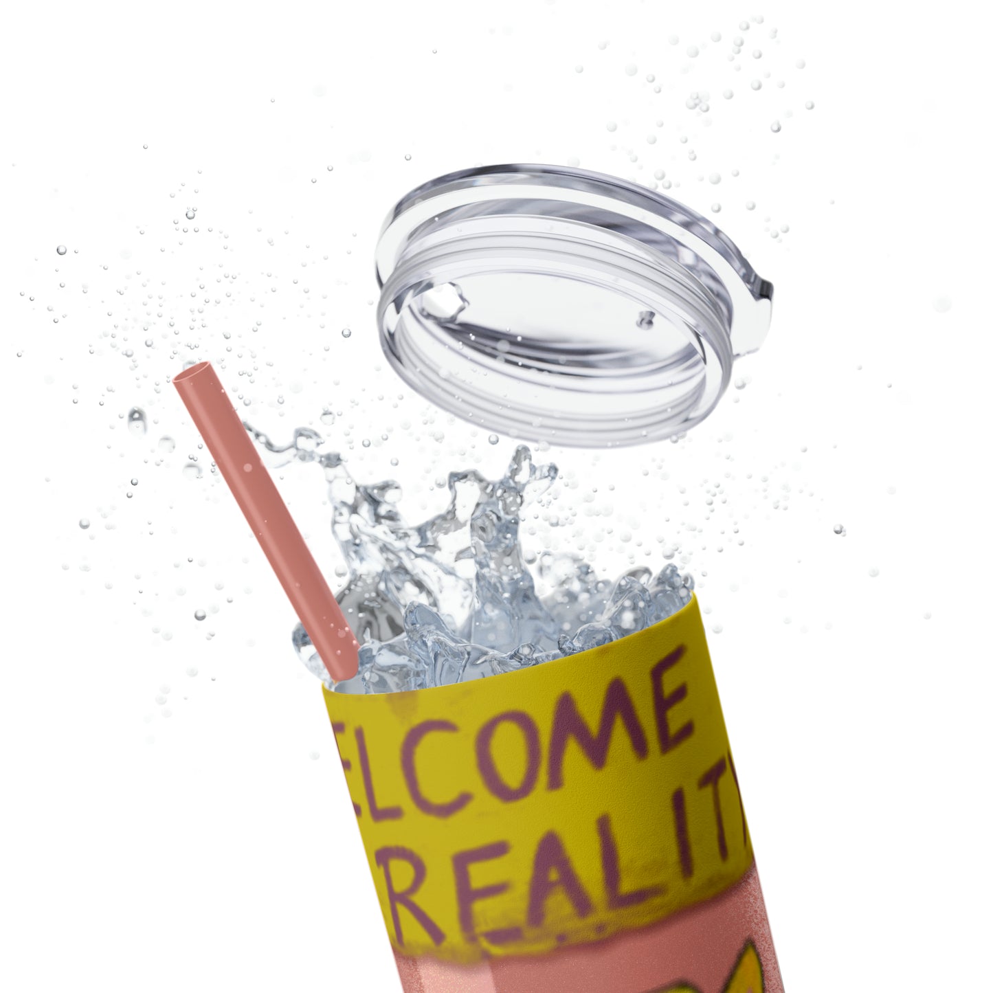 Skinny Tumbler with Straw, 20oz