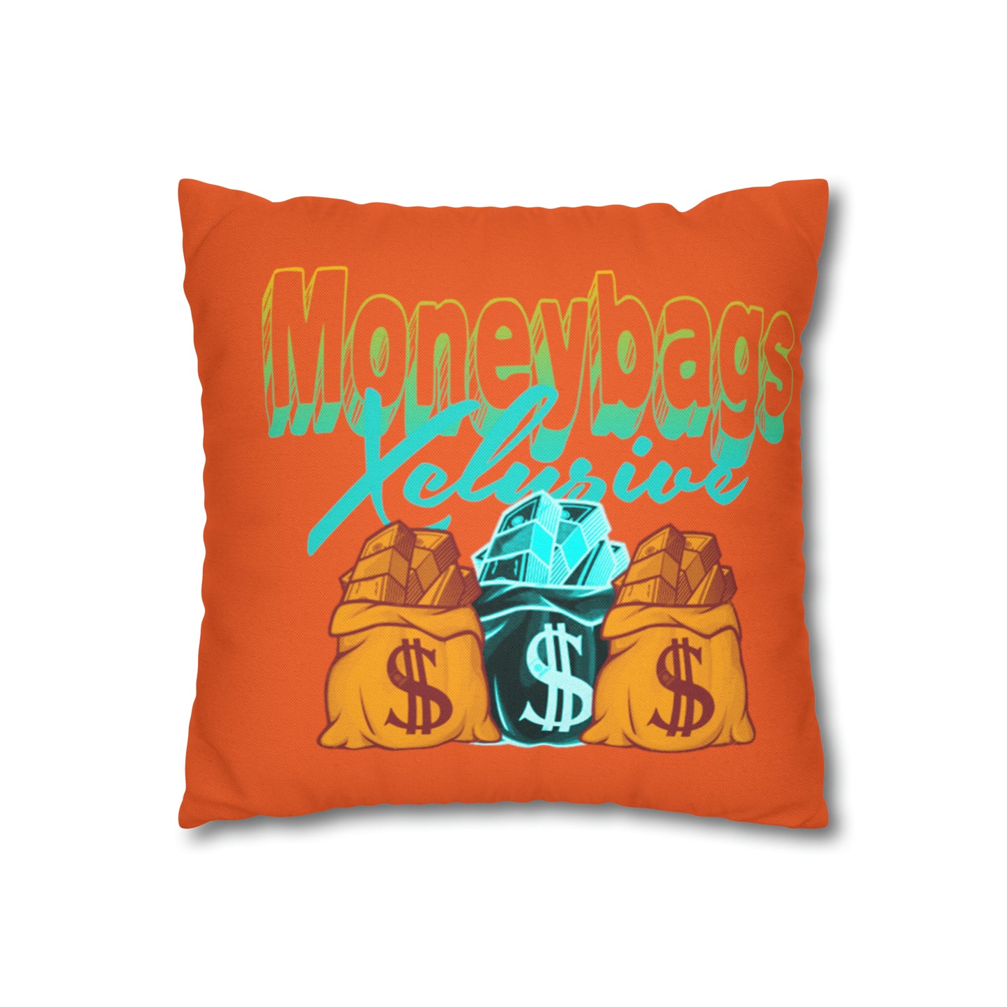 Spun Polyester Square Pillow Case