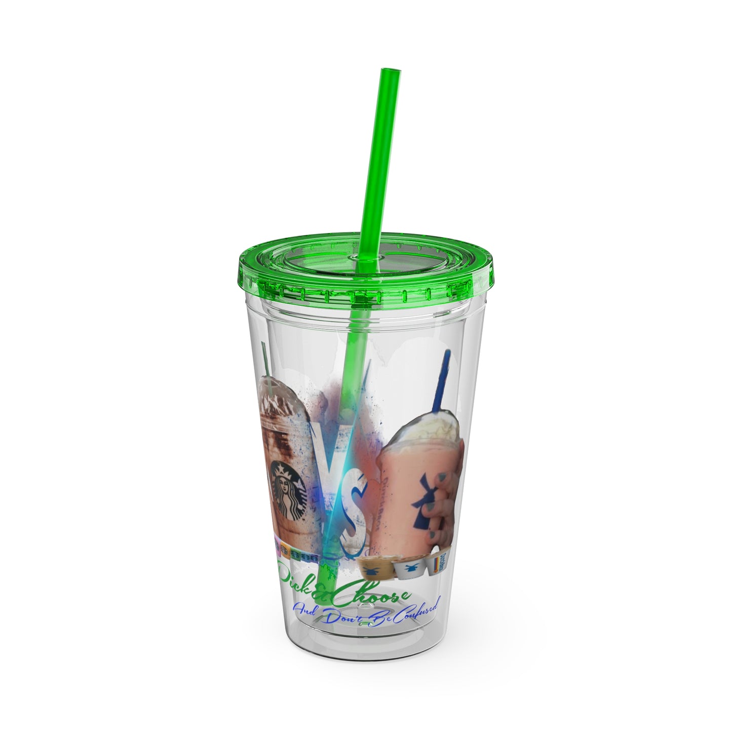Sunsplash Tumbler with Straw, 16oz