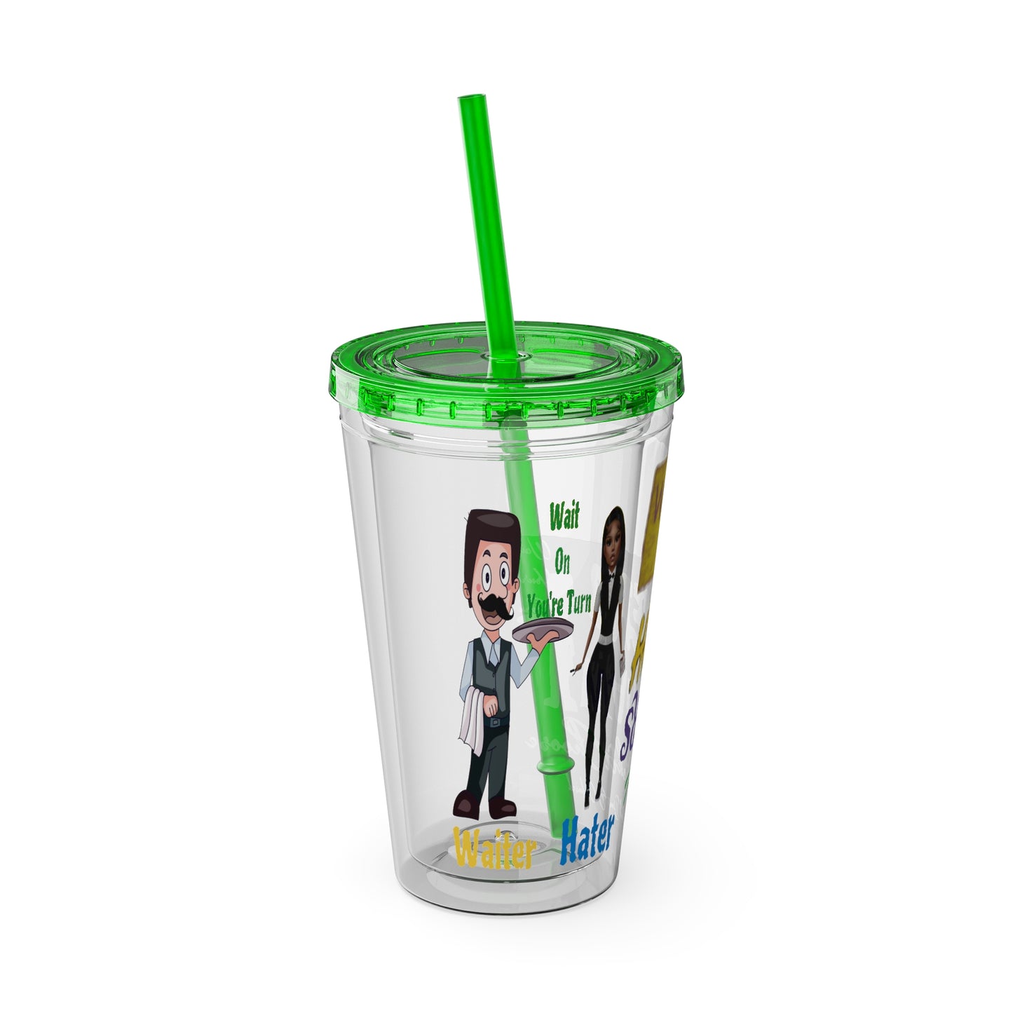 Sunsplash Tumbler with Straw, 16oz