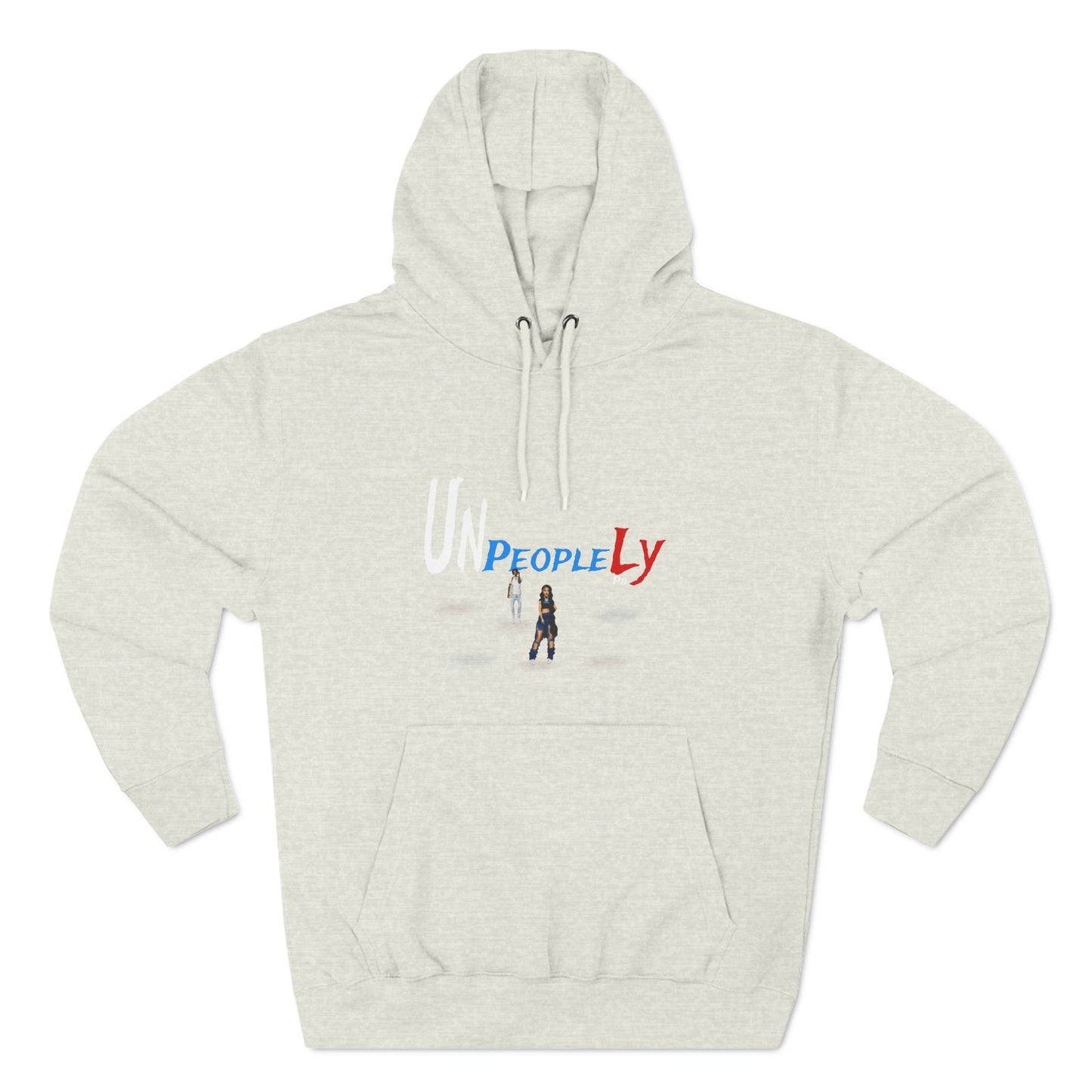 Three-Panel Fleece Hoodie