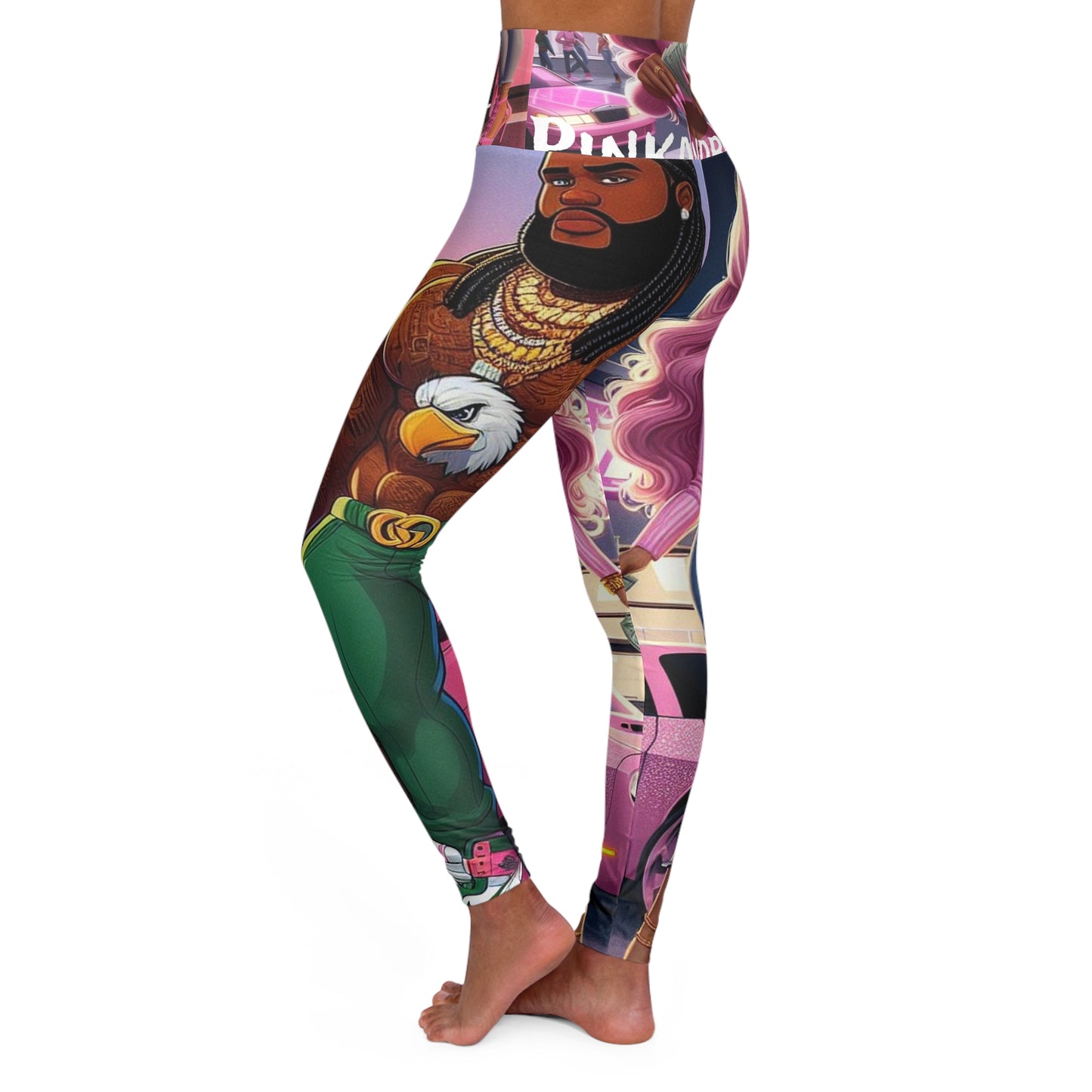 High Waisted Yoga Leggings (AOP)