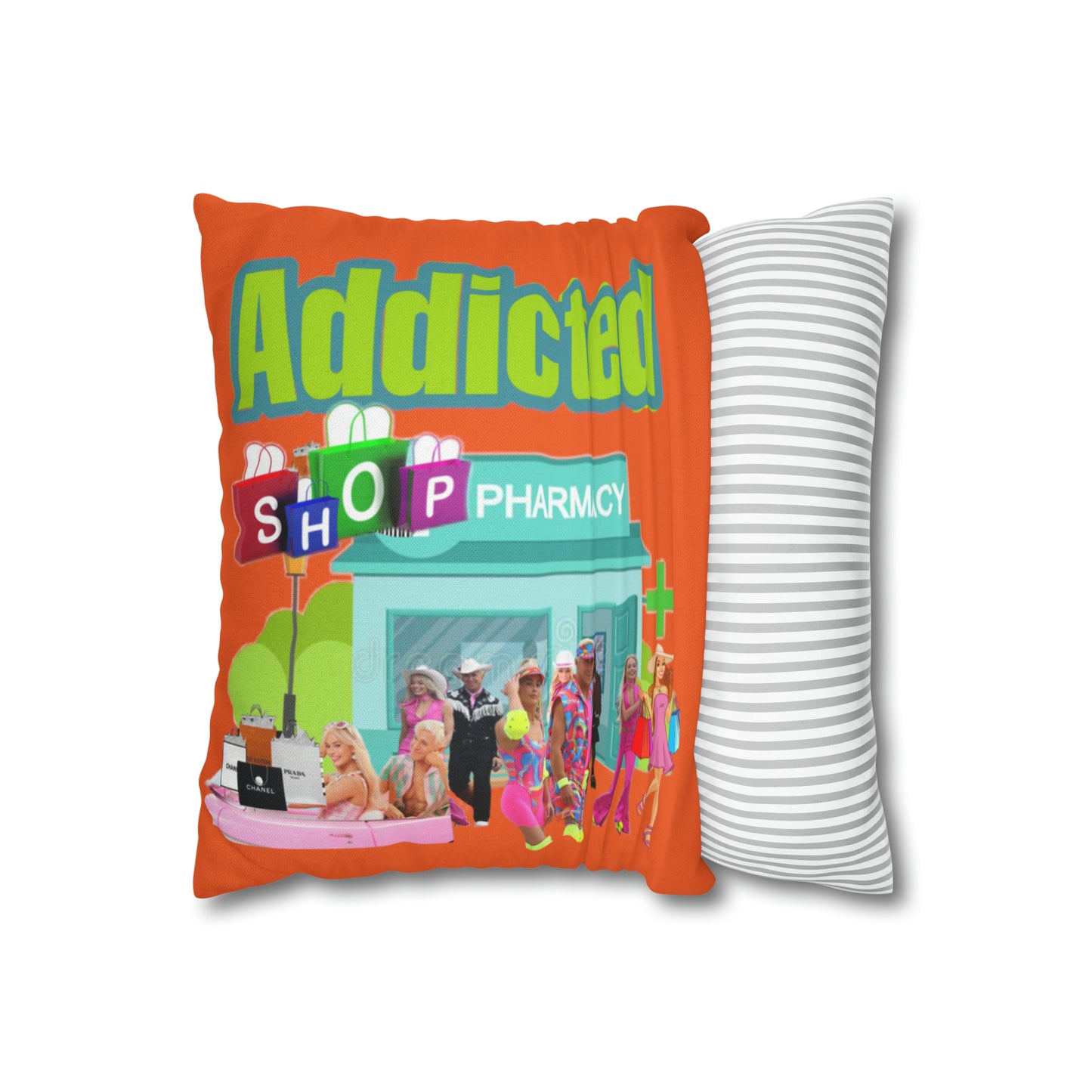 Spun Polyester Square Pillow Case