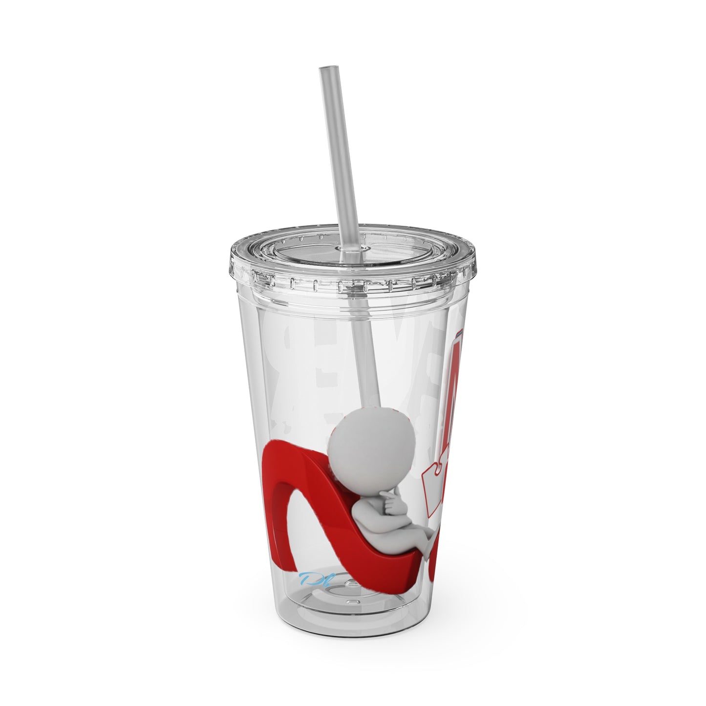 Sunsplash Tumbler with Straw, 16oz
