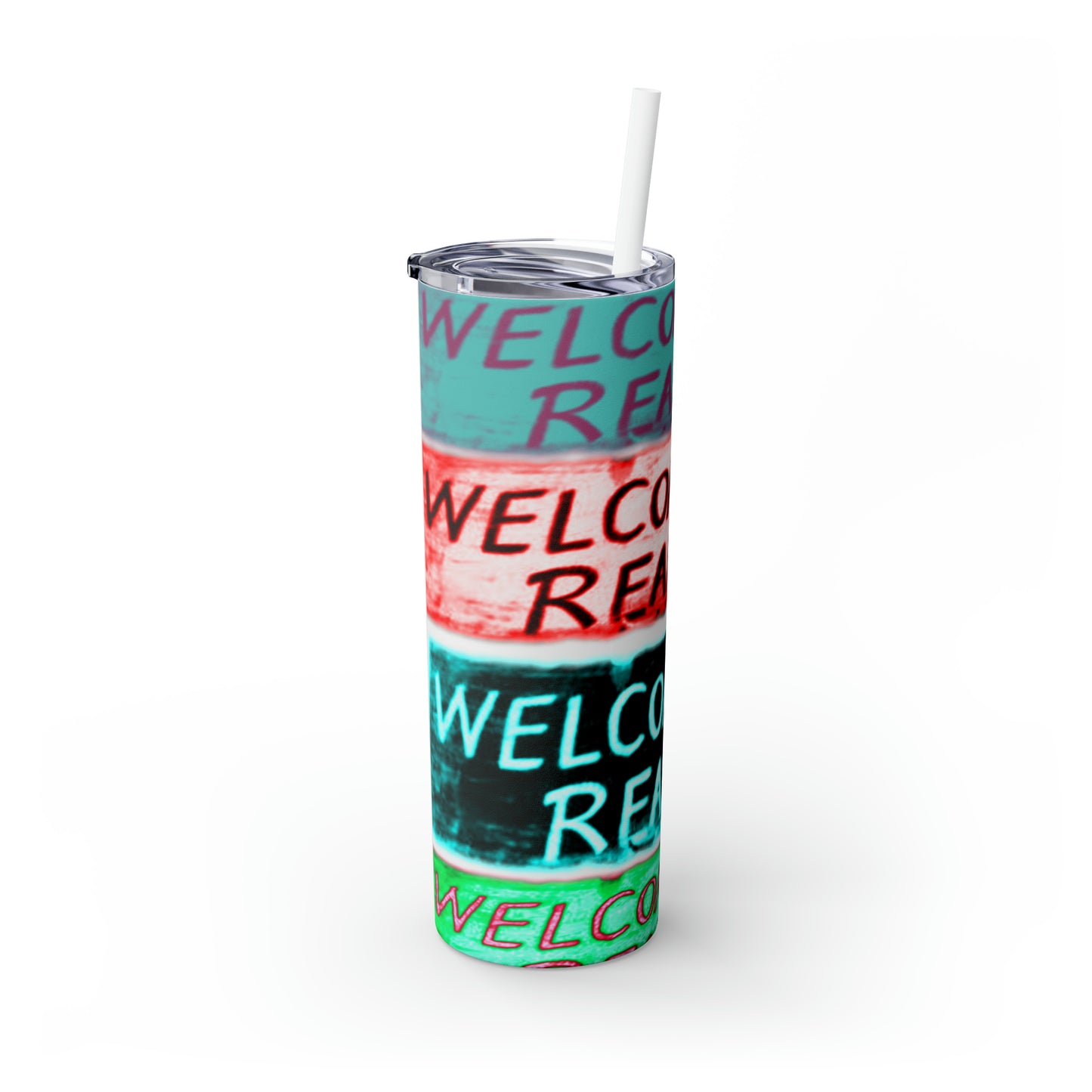 Skinny Tumbler with Straw, 20oz