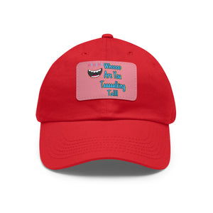 Dad Hat with Leather Patch (Rectangle)