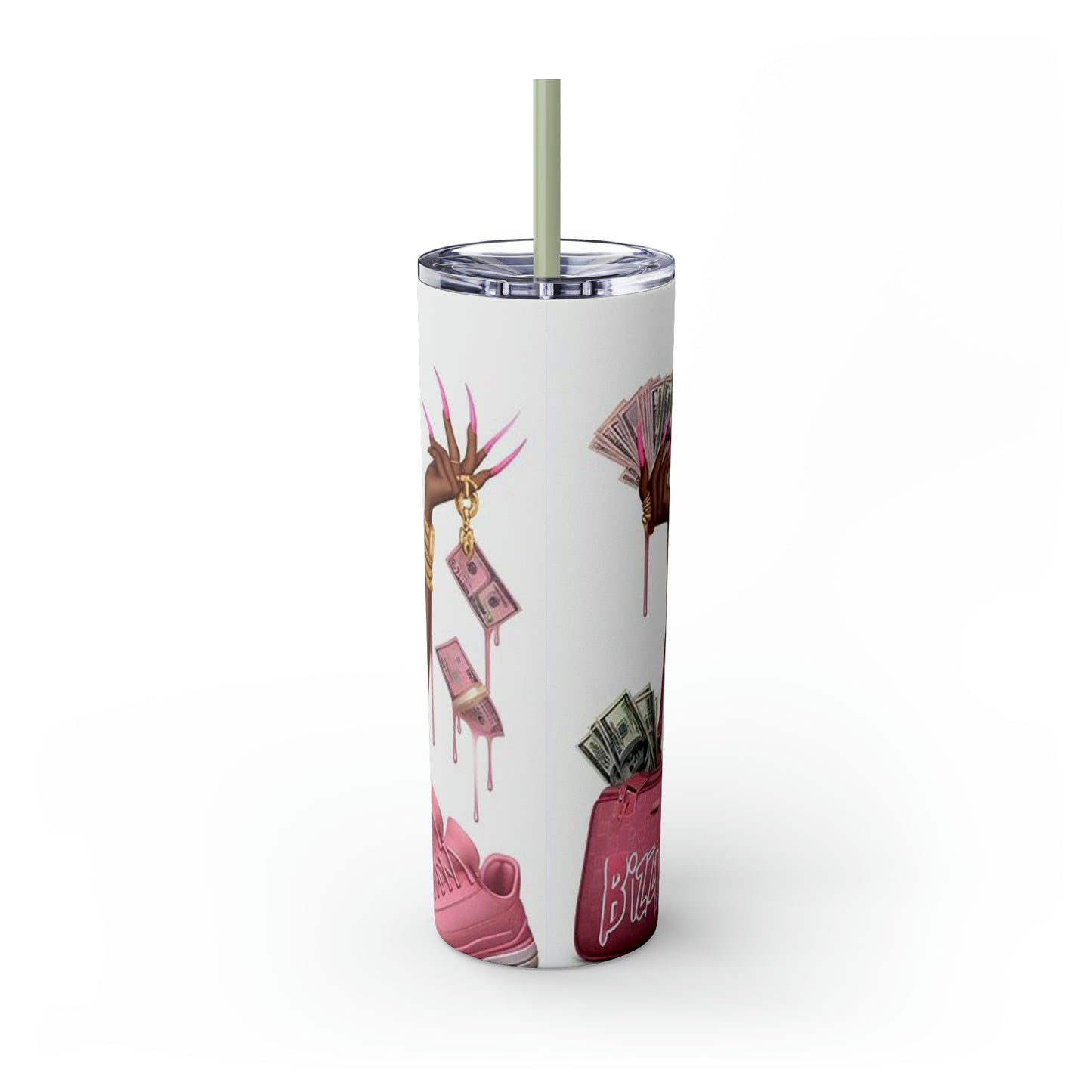 Skinny Tumbler with Straw, 20oz